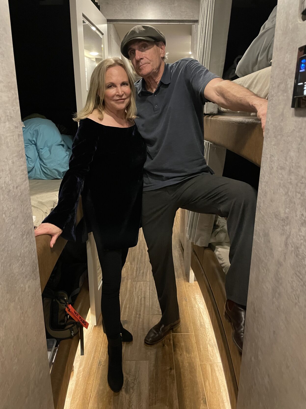 Kim and James Taylor